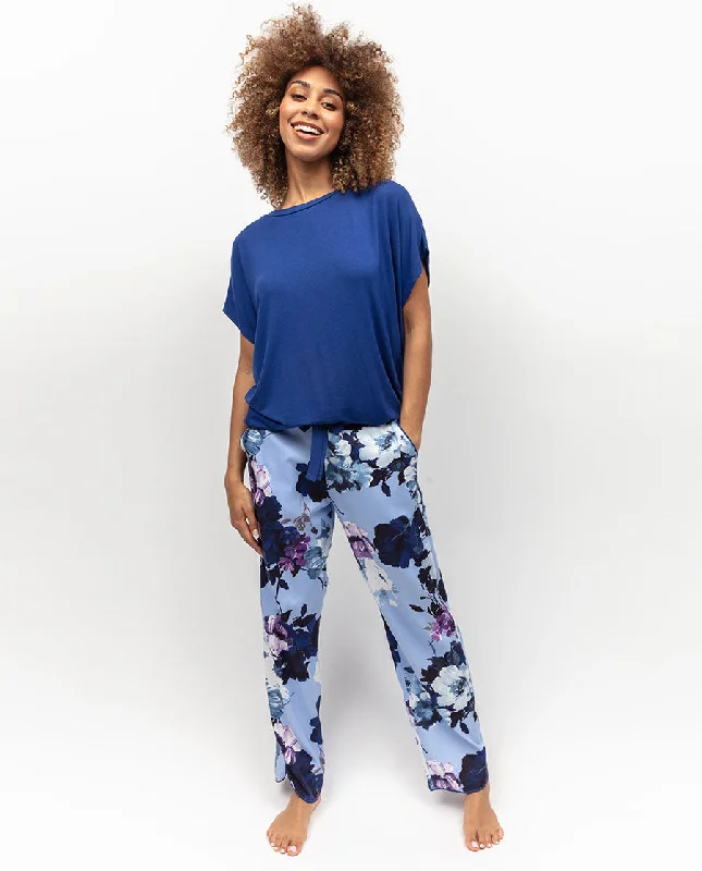 Madeline Slouch Jersey Top and Floral Print Pyjama Set