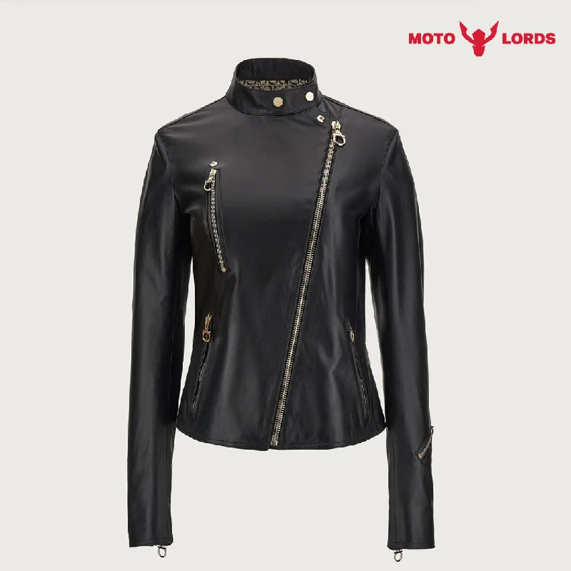 Nappa Women Biker Jacket Premium