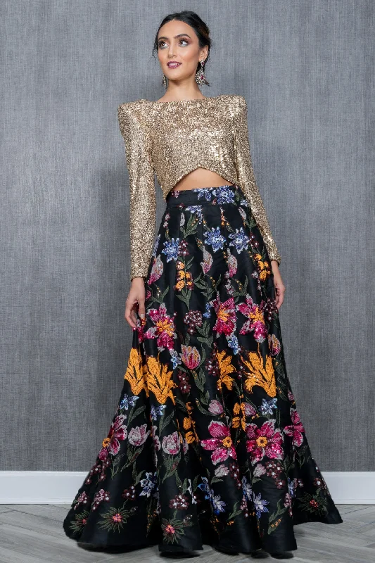 PALLAVI Floral Lehenga Skirt (Ready-to-Ship)